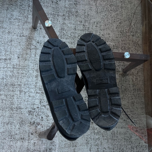 Ermenegildo Zegna Black Paraboot Edition Marche II Derbys Leather Dress Shoes 10 - Picture 15 of 17